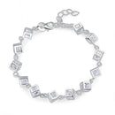 Bracelete Cordão Torcido em Prata 925
